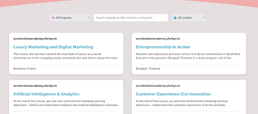 The design translated